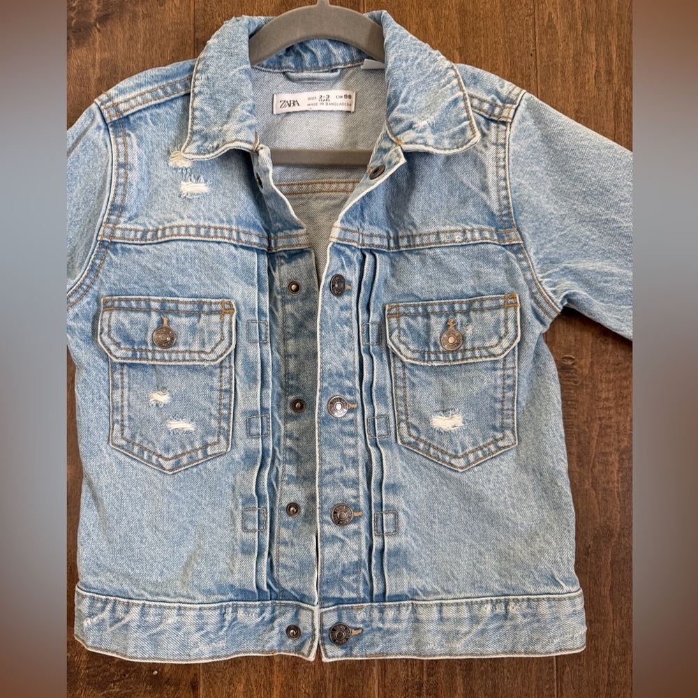 Zara Girls Denim jacket - Picture 2 of 5